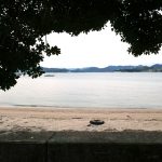 海で海水塩づくり